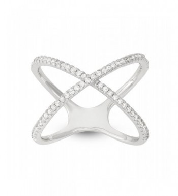 Sterling Silver CZ Womens Ring