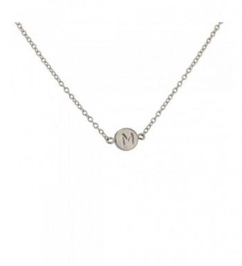 Lux Accessories Delicate Initial Necklace