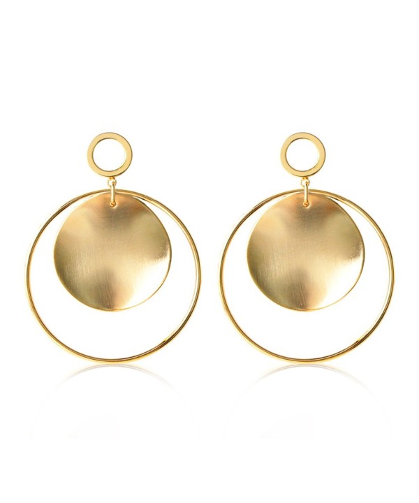 Women Dangle Earrings Plated Stainless