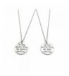 Mother Daughter Necklace Quote Stainless
