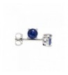 Sterling Silver Zirconia Sapphire Earrings