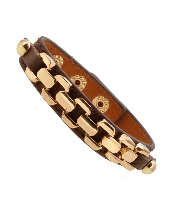 Womens Fashion Buckle Leather Bracelet