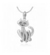 Sterling Silver Smiling Pendant Necklace