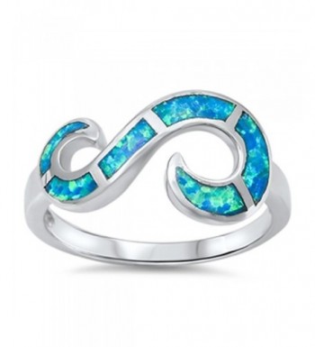 Infinity Swirl Simulated Sterling Silver