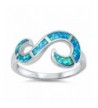 Infinity Swirl Simulated Sterling Silver
