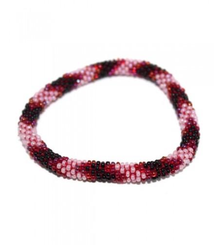 Crochet Glass Bracelet Nepal SB252