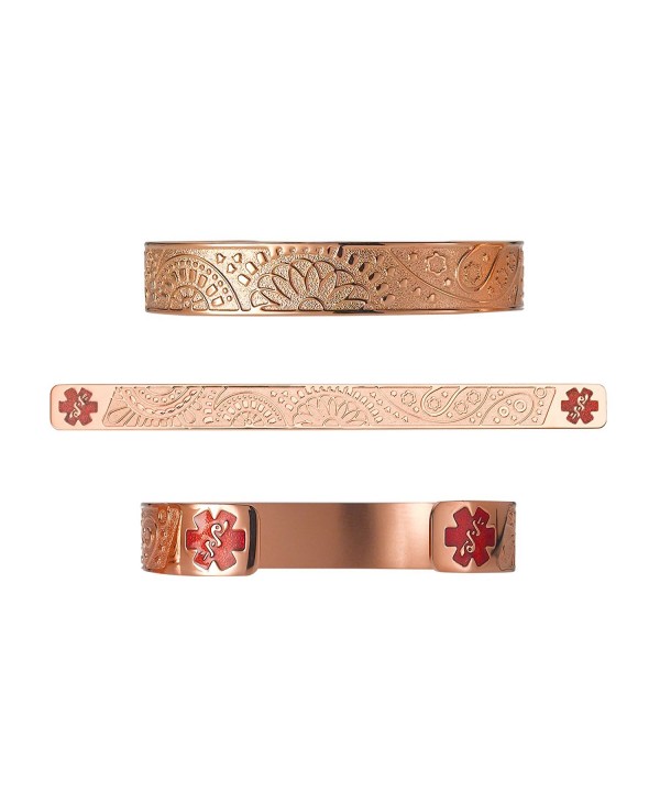 Divoti Engraved Paisley Medical Bracelet