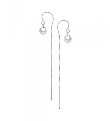 Merdia Sterling Silver Earrings Simulated