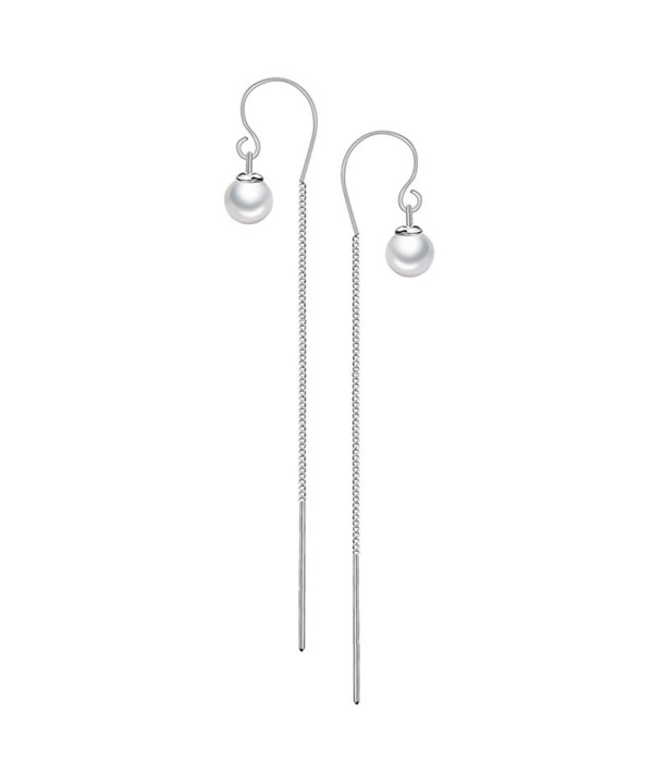 Merdia Sterling Silver Earrings Simulated