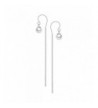 Merdia Sterling Silver Earrings Simulated