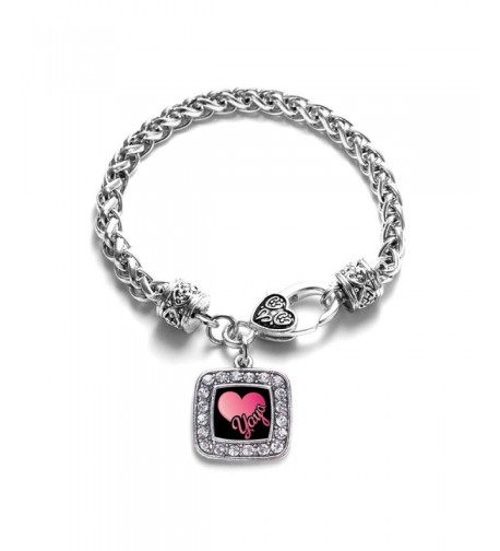 Classic Silver Plated Crystal Bracelet