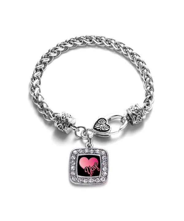 Classic Silver Plated Crystal Bracelet