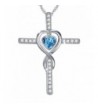 Infinity Birthstone Aquamarine Anniversary Girlfriend