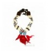Choker Collar Necklace American Feathers
