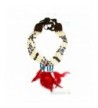 Choker Collar Necklace American Feathers