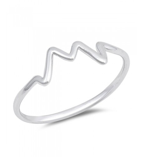 Heartbeat Pulse Sterling Silver Electric