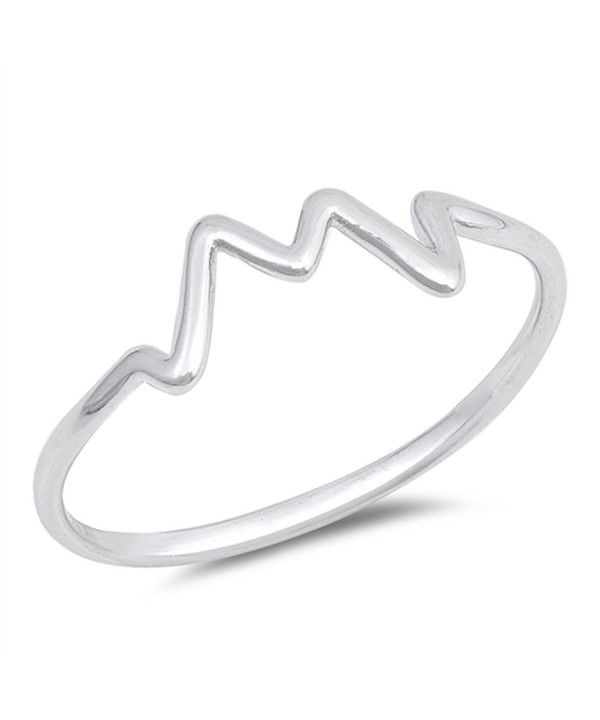 Heartbeat Pulse Sterling Silver Electric
