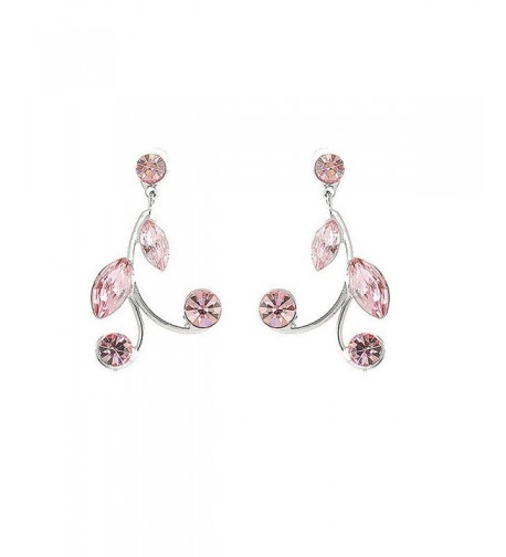 Glamorousky Earrings Austrian Element Crystals