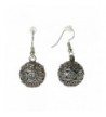 Fashion Silvertone Earrings Oriental Jewelry