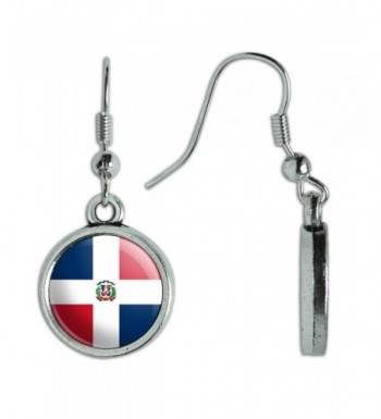 Novelty Dangling Earrings Country National