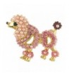 Womens Crystal Poodle Swarovski Elements