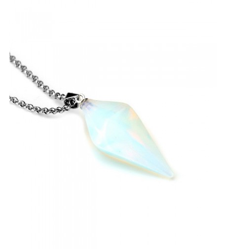 Gemstone Jewelry Hexagonal Pointed Necklace