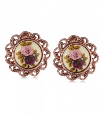 Manor House Rose Gold-Tone Clip-On Earrings C5112V1JQUN