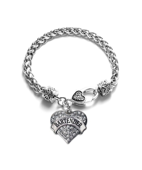 Bartender Classic Silver Crystal Bracelet