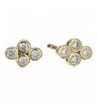 SHASHI Yellow Gold Stud Earrings