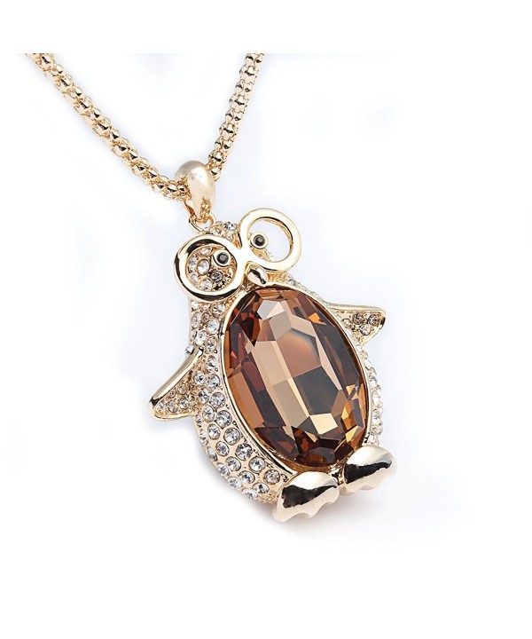 Godyce Penguin Pendant Necklace Plated