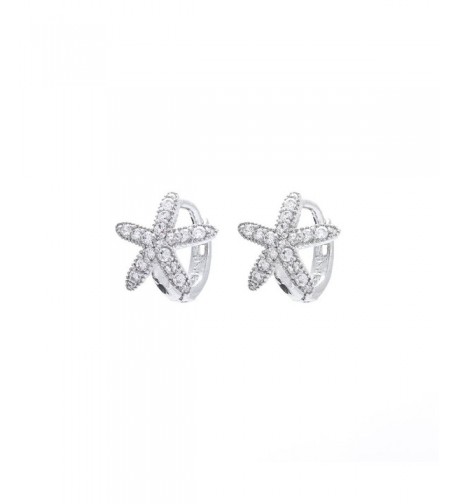 Sterling Silver Petite Starfish Earrings