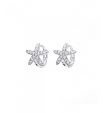 Sterling Silver Petite Starfish Earrings