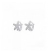 Sterling Silver Petite Starfish Earrings