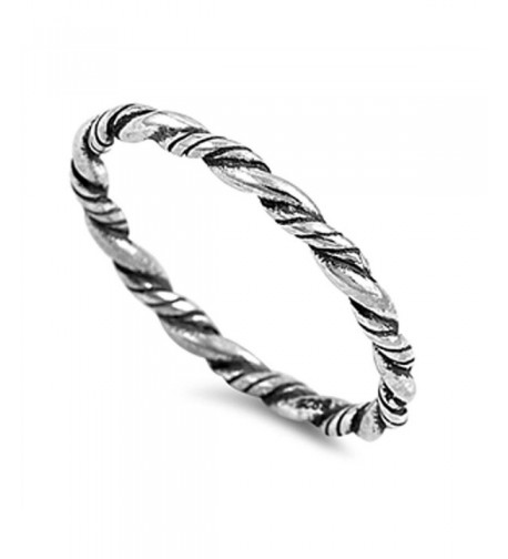 Eternity Braid Sterling Silver RNG15394 9