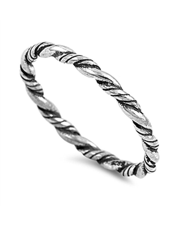 Eternity Braid Sterling Silver RNG15394 9