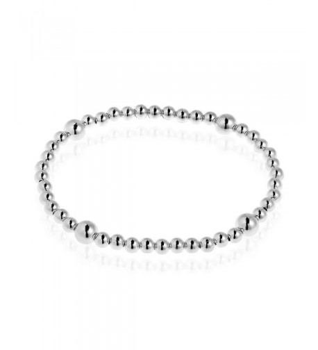 Elastic Sterling Silver Stretch Bracelet