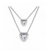 B Catcher Necklace Sterling Zirconia Valentines