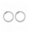 Sterling Silver Polished Pierced Earrings