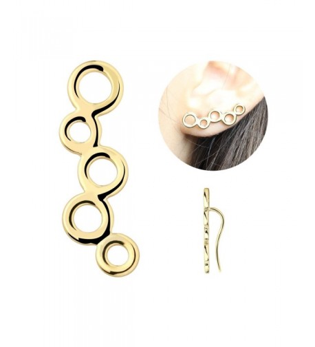 Crawler Earrings Circles Climbers Birthday