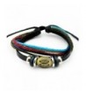 Christmas Bronze Leather Adjustable Bracelet