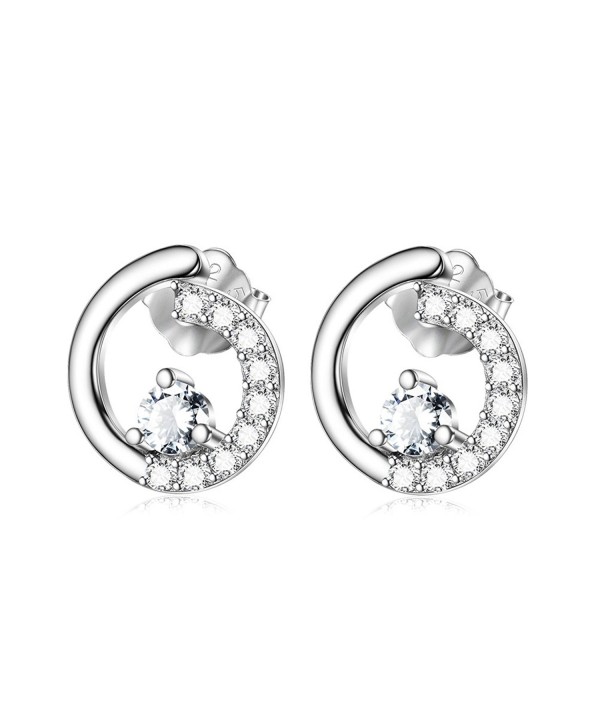 Sterling Silver Circle Earrings Jewelry