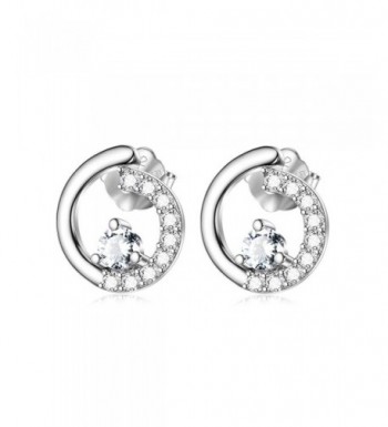 Sterling Silver Circle Earrings Jewelry