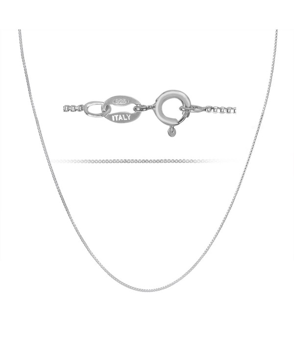Necklace Sterling Silver Italian Rhodium