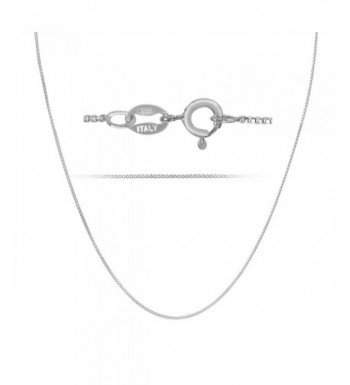 Necklace Sterling Silver Italian Rhodium