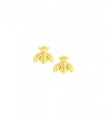 Mini Golden Bee Post Earrings