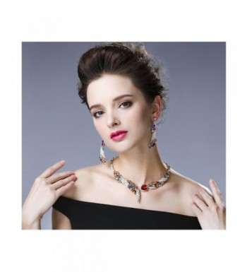 Hamer Crystal Statement Necklace Earrings