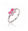 Sterling Fuchsia Butterfly Children Jewelry