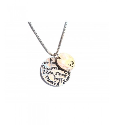 Pendant Necklace Thankful Passionate Shoppingbuyfaith