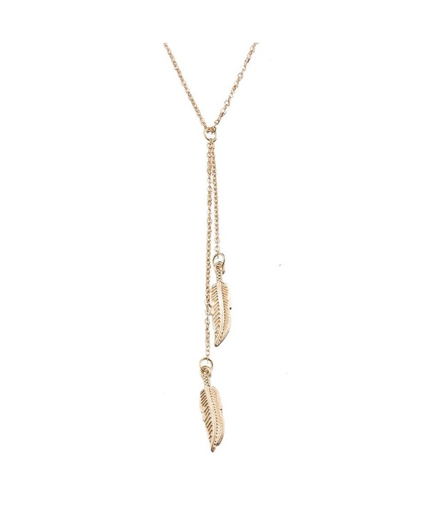 Alipeia Feather Pendant Silver Necklace