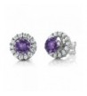 Amethyst Sterling Silver Earrings Jackets